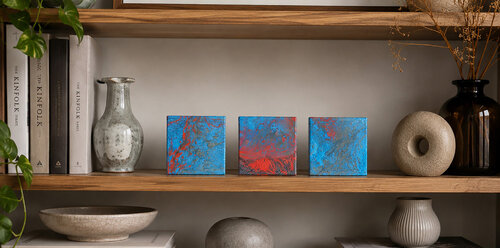 Colored Cubes 3 de Doreen Gehrke, Pintura a la venta en Singulart
