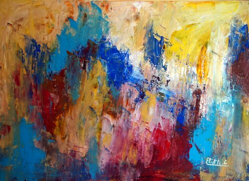 Le Temps de l'infini van Eliette Gaurin, Schilderij te koop op Singulart