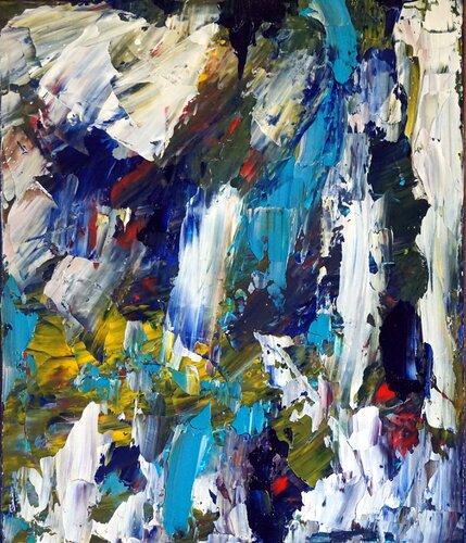 Causer avec le silence van Eliette Gaurin, Schilderij te koop op Singulart