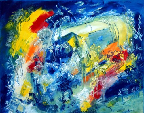 Hymne à la vie II van Eliette Gaurin, Schilderij te koop op Singulart