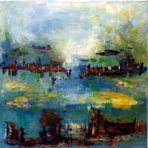 Eléments de vie van Eliette Gaurin, Schilderij te koop op Singulart