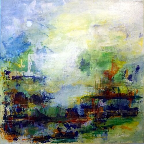 Fenêtre sur la vie par Eliette Gaurin, Peinture en vente sur Singulart
