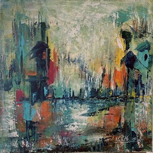 Refuge des sens par Eliette Gaurin, Peinture en vente sur Singulart