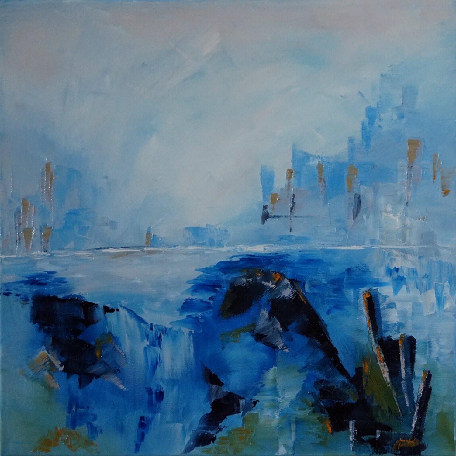 L'illusion des apparences II Eliette Gaurin Peinture originale à vendre