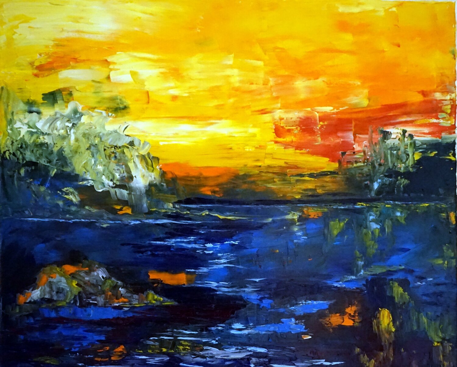 Tourbillons intenses Eliette Gaurin Peinture originale à vendre