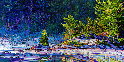 Whispers of Dawn van Noémie L. Côté, Schilderij te koop op Singulart