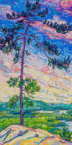 Soft Pine van Noémie L. Côté, Schilderij te koop op Singulart