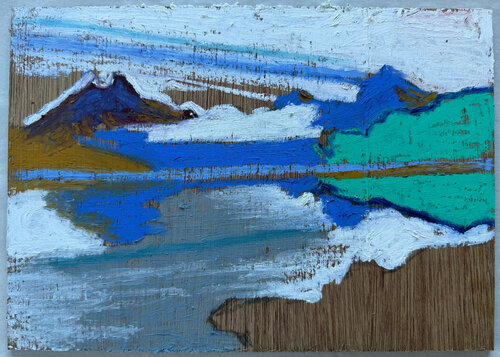 Glacier di James Vaulkhard, Pittura in vendita su Singulart