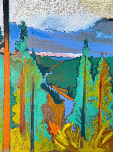 Yellowstone River van James Vaulkhard, Schilderij te koop op Singulart