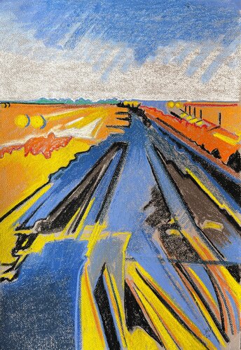 RoseBud 2 van James Vaulkhard, Werk op papier te koop op Singulart