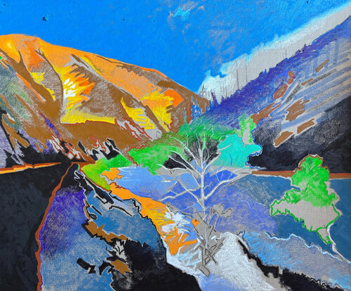 The Continental Divide van James Vaulkhard, Schilderij te koop op Singulart