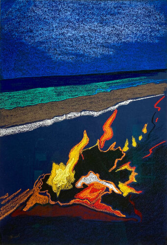 Msambweni Beach, Kenya by James Vaulkhard, Work on Paper for Sale on Singulart