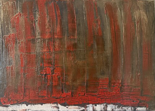Ligne rouge di Marianne Nollevalle-Lowy, Pittura in vendita su Singulart
