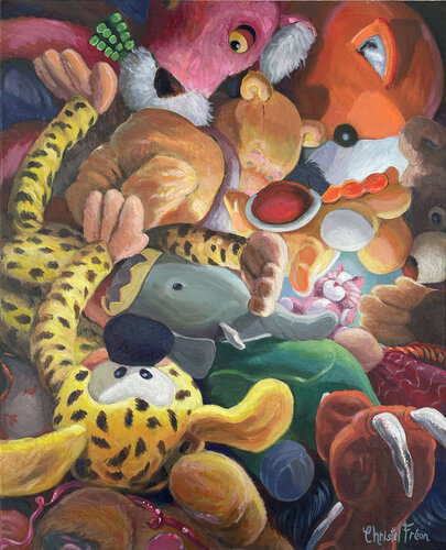 Baby Lily de Christel Fréon, Pintura a la venta en Singulart