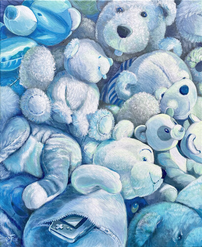 L'heure bleue von Christel Fréon, Malerei kaufen auf Singulart