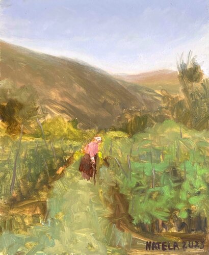 Melody of the Garden van Natela Krutii, Schilderij te koop op Singulart