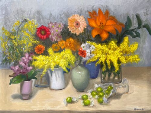 Still Life van Natela Krutii, Schilderij te koop op Singulart