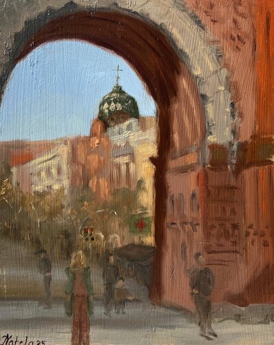 Arc de Triomf by Natela Krutii, Painting for Sale on Singulart