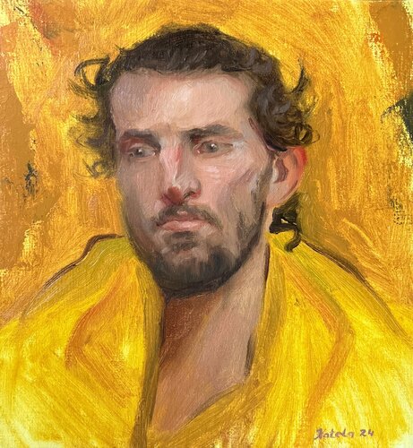 Yellow Chaos van Natela Krutii, Schilderij te koop op Singulart