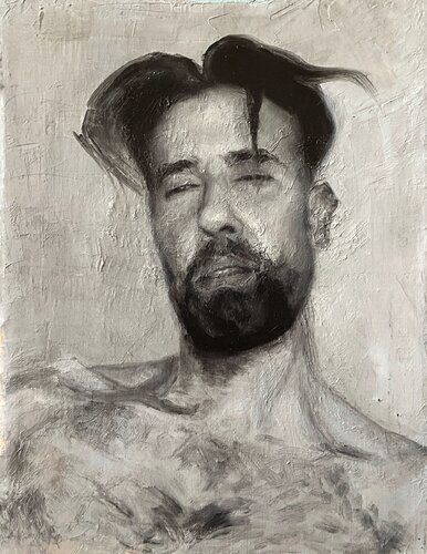 In His Fog von Natela Krutii, Malerei kaufen auf Singulart