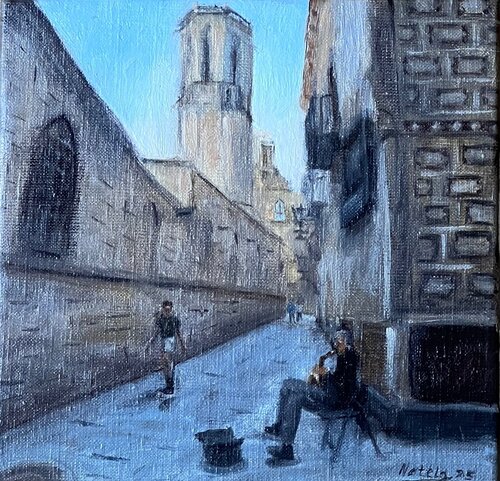 Born Sax di Natela Krutii, Pittura in vendita su Singulart