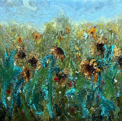 Field of Radiant Chaos van Natela Krutii, Schilderij te koop op Singulart