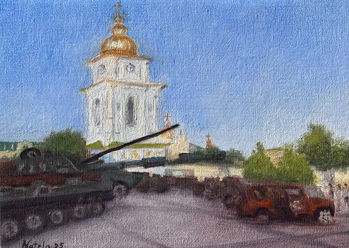 Kyiv, Ukraine van Natela Krutii, Schilderij te koop op Singulart