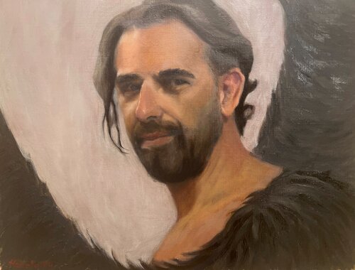 Demon in Disguise di Natela Krutii, Pittura in vendita su Singulart