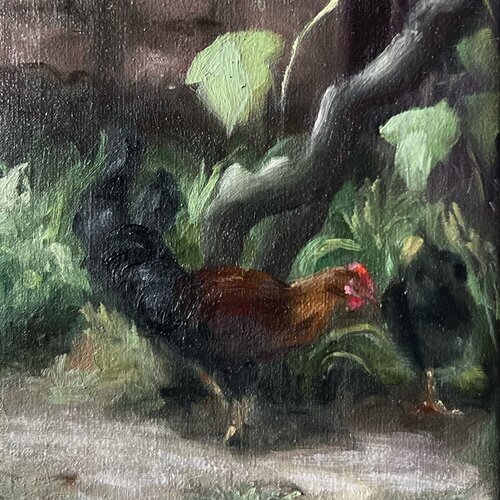 The Inspector di Natela Krutii, Pittura in vendita su Singulart