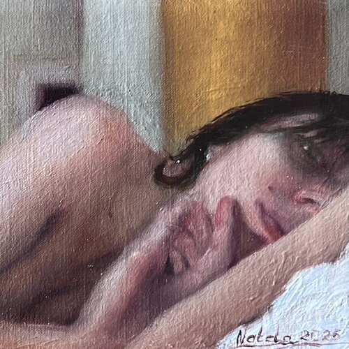 The First Light by Natela Krutii, Painting for Sale on Singulart