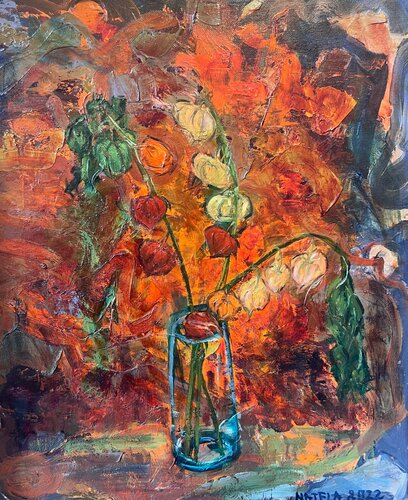 Physalis van Natela Krutii, Schilderij te koop op Singulart