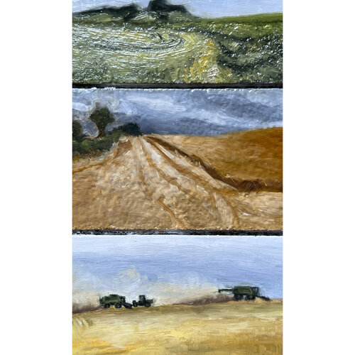 Fields of Ukraine di Natela Krutii, Pittura in vendita su Singulart