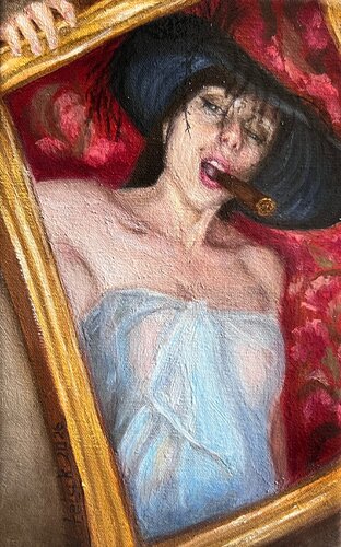 Give Me Some Fire by Natela Krutii, Painting for Sale on Singulart