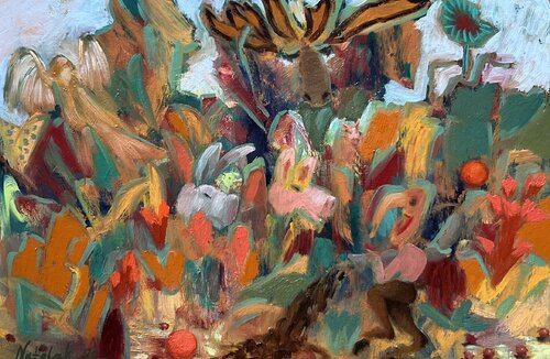 The Language of The Subconscious de Natela Krutii, Pintura a la venta en Singulart