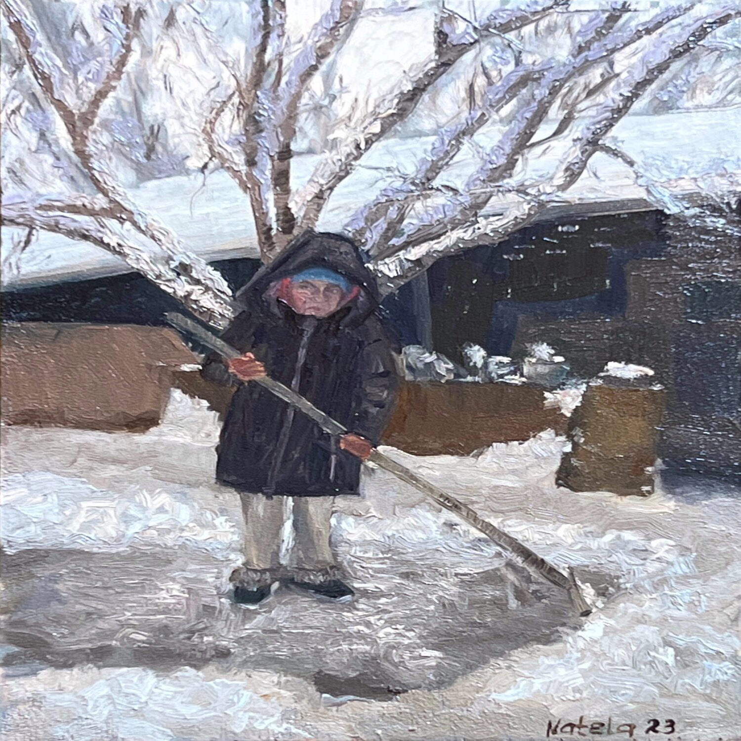 Winter Chores Natela Krutii