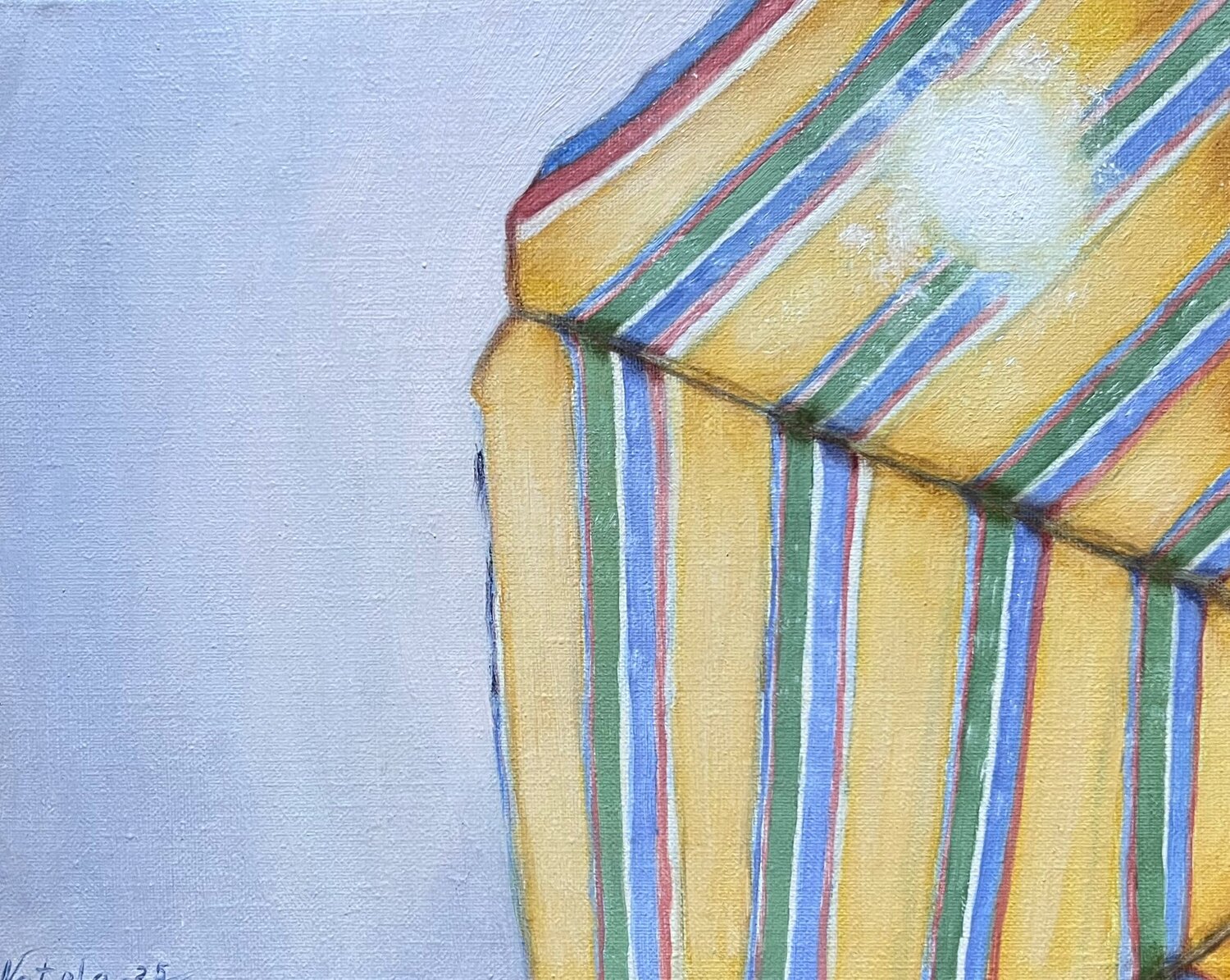 Under the Vintage Umbrella Natela Krutii