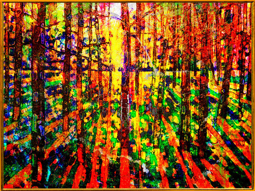 SHADOW FOREST by Eric Thuis, Digital for Sale on Singulart