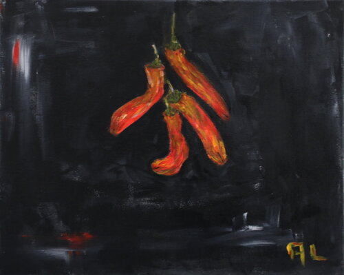 I PEPERONI van ALFONSO CESARO, Schilderij te koop op Singulart