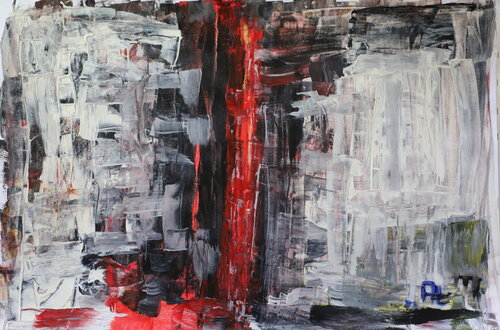 LINEA DI CONFINE van ALFONSO CESARO, Werk op papier te koop op Singulart