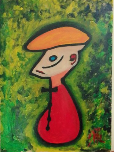 IL PAPERO van ALFONSO CESARO, Schilderij te koop op Singulart