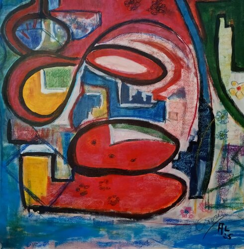 L'ORTO NEL CAOS de ALFONSO CESARO, Pintura a la venta en Singulart