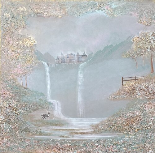 Mystical Landscape van Rafia Rasheed, Schilderij te koop op Singulart