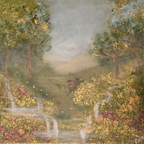 Forest Symphony n° 2 van Rafia Rasheed, Schilderij te koop op Singulart