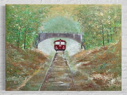 Timeless Journey by Rafia Rasheed, Painting for Sale on Singulart