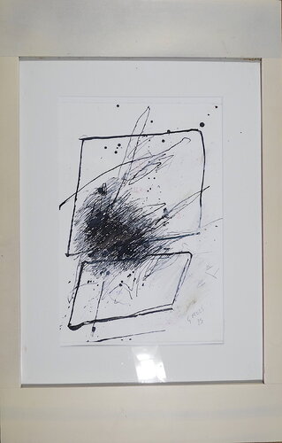 Noir en poésie de Guy Muls, Dibujo a la venta en Singulart