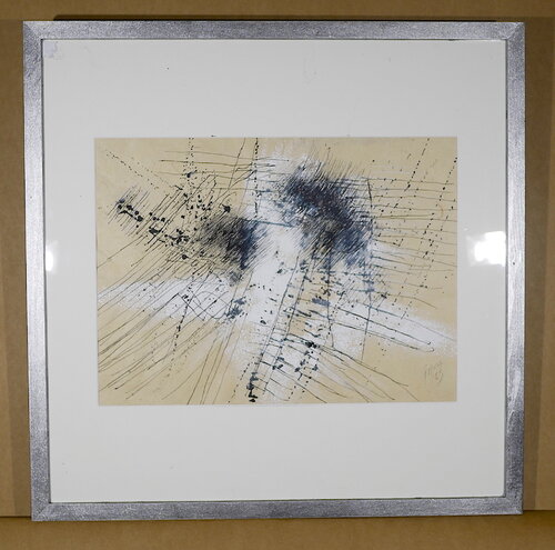 Bataille noir-blanc de Guy Muls, Obra en papel a la venta en Singulart