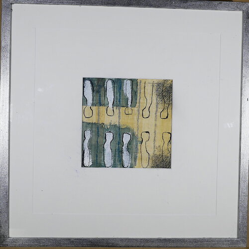 Souvenir d'Egypte 3 - sur Papyrus van Guy Muls, Schilderij te koop op Singulart