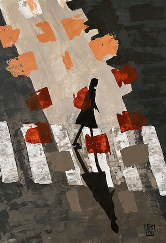The Path We Walk par Elena Gorn, Peinture en vente sur Singulart
