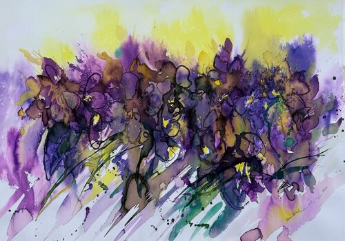 Ciclamini von Shirin Eghbal, Malerei kaufen auf Singulart