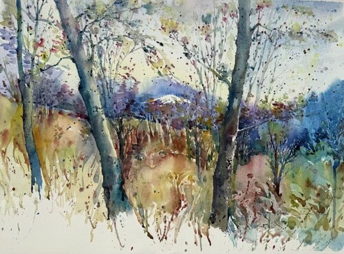 Autunno by Shirin Eghbal, Painting for Sale on Singulart